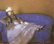 Edouard Manet Madame Manet on a Divan oil painting reproduction